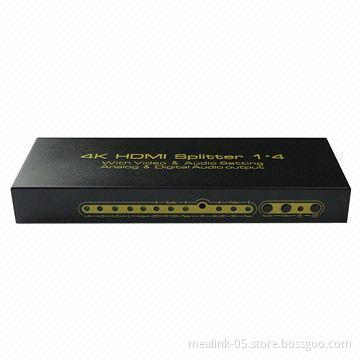 HDMI® Splitter with 5.1-channel Audio, 4 x 2K, 3D